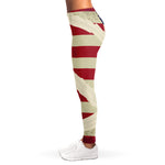 American Peace Flag Print Women's Leggings