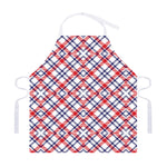 American Plaid Pattern Print Adjustable Apron