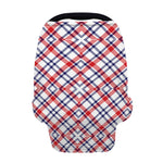 American Plaid Pattern Print Baby Seat Cover