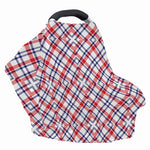 American Plaid Pattern Print Baby Seat Cover