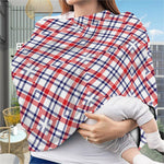 American Plaid Pattern Print Baby Seat Cover
