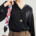 American Plaid Pattern Print Bag Strap