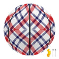 American Plaid Pattern Print Basketball
