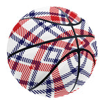American Plaid Pattern Print Basketball
