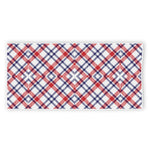 American Plaid Pattern Print Beach Towel