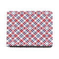 American Plaid Pattern Print Bifold Wallet