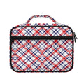American Plaid Pattern Print Briefcase Bible Bag