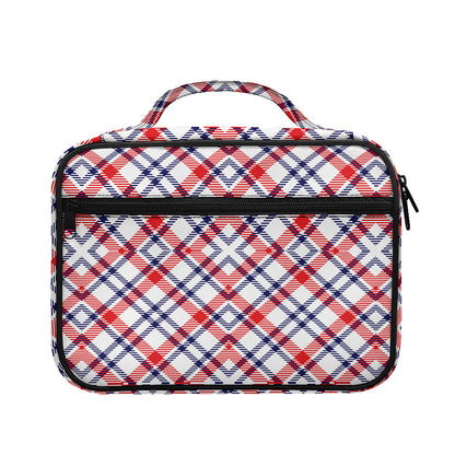 American Plaid Pattern Print Briefcase Bible Bag