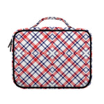 American Plaid Pattern Print Briefcase Bible Bag