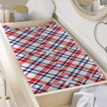 American Plaid Pattern Print Changing Pad Cover