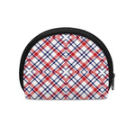 American Plaid Pattern Print Coin Purse