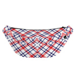 American Plaid Pattern Print Fanny Pack