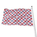 American Plaid Pattern Print Flag