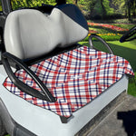 American Plaid Pattern Print Golf Cart Seat Cover