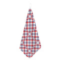 American Plaid Pattern Print Hand Towel