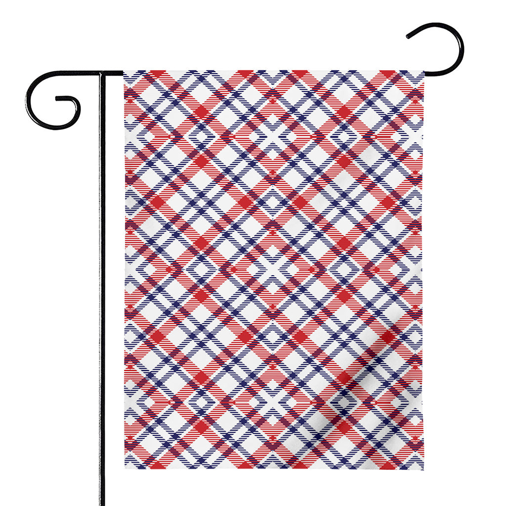 American Plaid Pattern Print House Flag