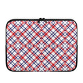 American Plaid Pattern Print Laptop Sleeve