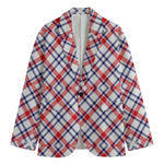 American Plaid Pattern Print Men's Blazer