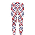 American Plaid Pattern Print Men's Leggings