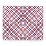 American Plaid Pattern Print Mouse Pad