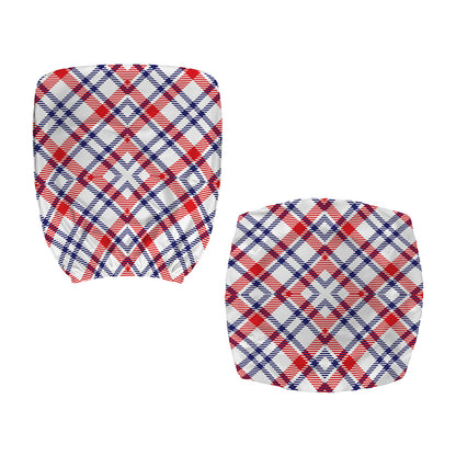 American Plaid Pattern Print Office Chair Cover