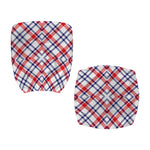 American Plaid Pattern Print Office Chair Cover