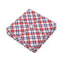 American Plaid Pattern Print Outdoor Seat Cushion Cover