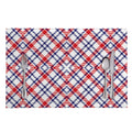 American Plaid Pattern Print Placemat