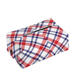 American Plaid Pattern Print Rectangle Tissue Box Cover