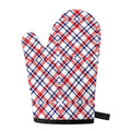 American Plaid Pattern Print Single Oven Mitt