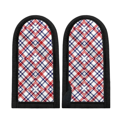 American Plaid Pattern Print Skillet Handle Cover