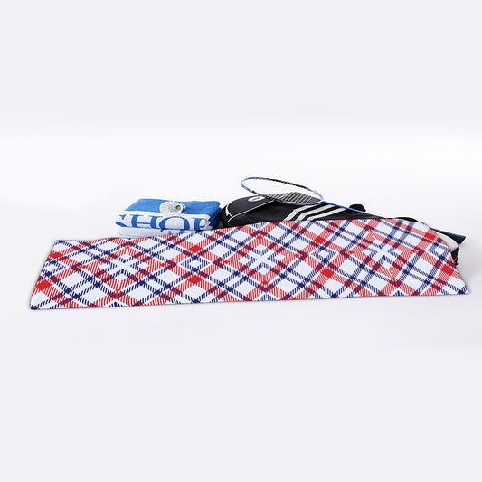 American Plaid Pattern Print Sports Towel