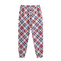 American Plaid Pattern Print Sweatpants