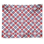 American Plaid Pattern Print Tapestry