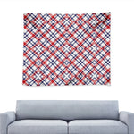 American Plaid Pattern Print Tapestry