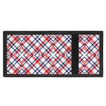 American Plaid Pattern Print Trifold Wallet