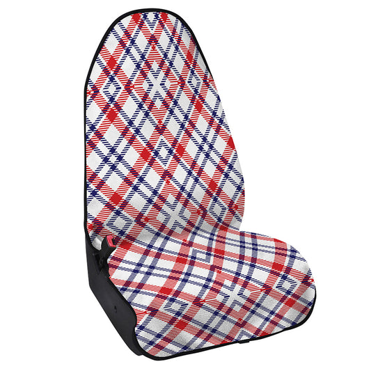 American Plaid Pattern Print Waterproof Car Seat Cover