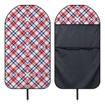 American Plaid Pattern Print Waterproof Car Seat Cover