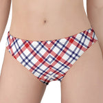 American Plaid Pattern Print Women's Panties