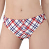 American Plaid Pattern Print Women's Panties