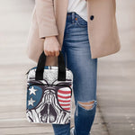 American Skull With Sunglasses Print Bible Tote Bag