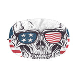 American Skull With Sunglasses Print Car Side Mirror Covers