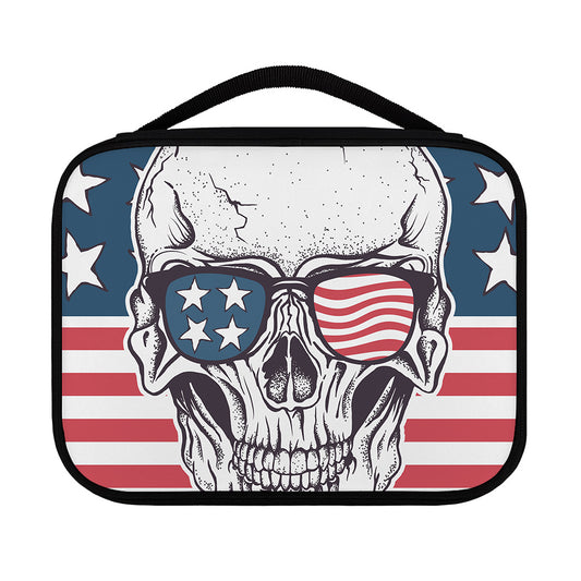 American Skull With Sunglasses Print Classic Bible Case