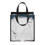 American Skull With Sunglasses Print Insulated Lunch Tote