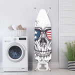 American Skull With Sunglasses Print Ironing Board Cover