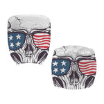 American Skull With Sunglasses Print Office Chair Cover