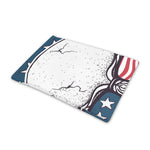 American Skull With Sunglasses Print Pet Cooling Mat Cover