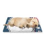 American Skull With Sunglasses Print Pet Cooling Mat Cover