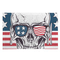 American Skull With Sunglasses Print Placemat