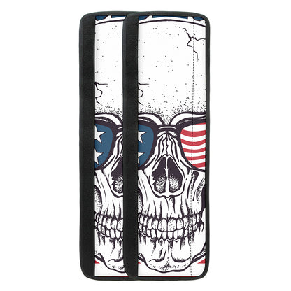 American Skull With Sunglasses Print Refrigerator Handle Covers